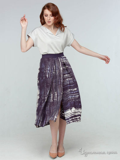 Юбка GRIOL, цвет черничный