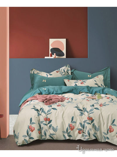 Комплект постельного белья Семейный, 4 наволочки Primavelle, цвет мультиколор