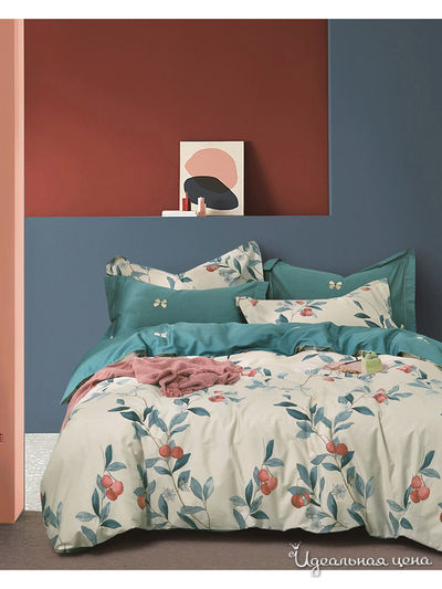 Комплект постельного белья Евро, 4 наволочки Primavelle, цвет мультиколор