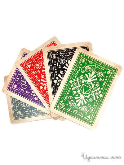 Набор 100 пустых карт, разноцветные рубашки, 63*89 мм Pandora Box Studio