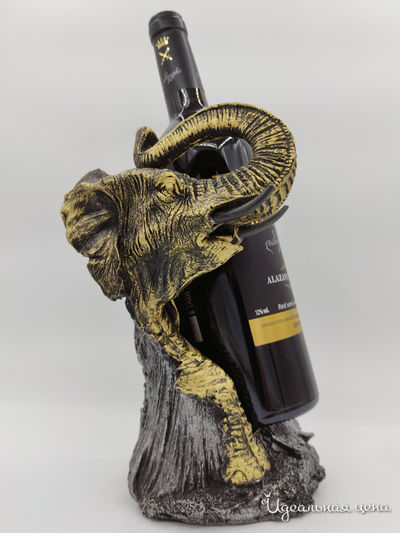Подставка для вина "Слон" ILVINO, цвет бронзовый