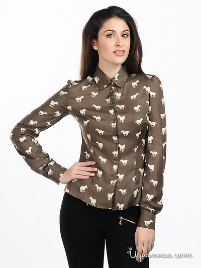 Блузка Quattro, цвет цвет хаки