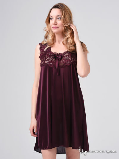 Пеньюар She home, цвет бордовый