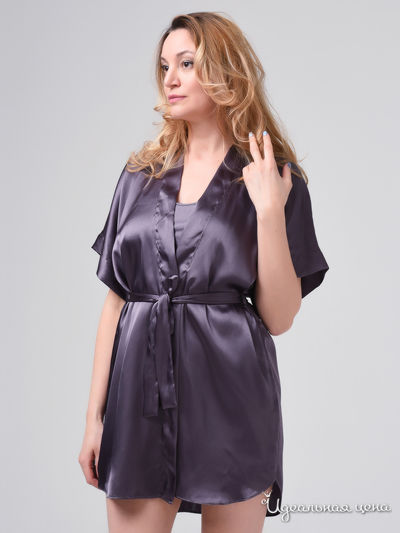 Халат She home, цвет шоколадный