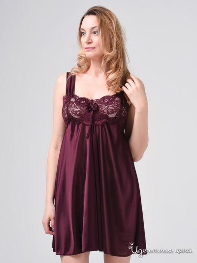 Пеньюар She home, цвет бордовый