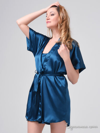 Халат She home, цвет бирюзовый