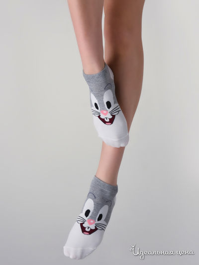 Носки She home, цвет серый