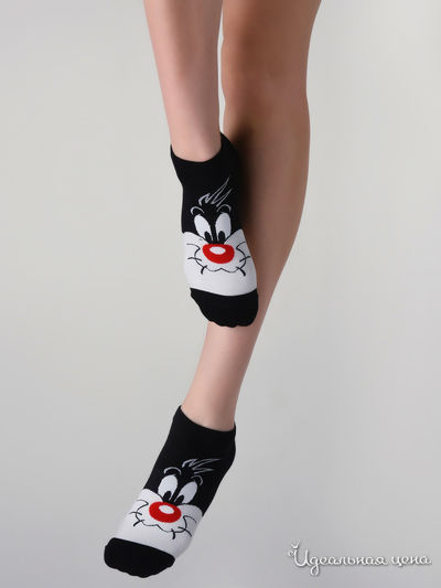 Носки She home, цвет черно-белый