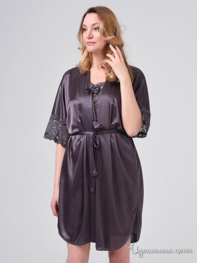 Халат She home, цвет шоколадный