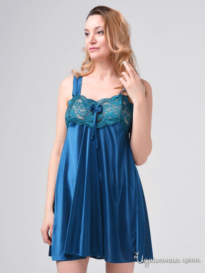 Пеньюар She home, цвет бирюзовый