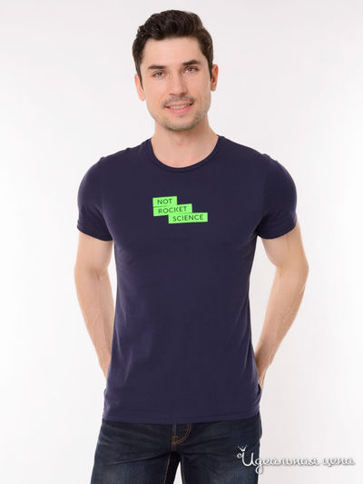 Футболка GEOVERDI, цвет темно-синий