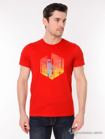 Футболка GEOVERDI, цвет красный
