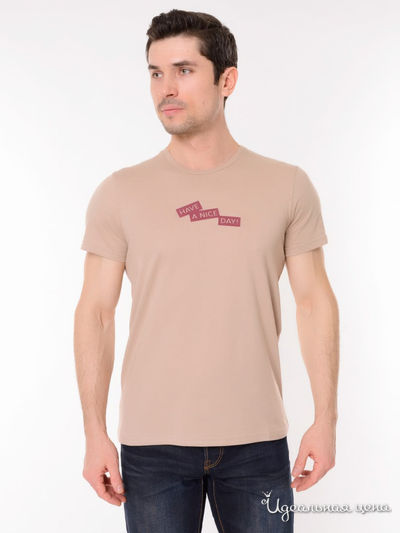 Футболка GEOVERDI, цвет бежевый