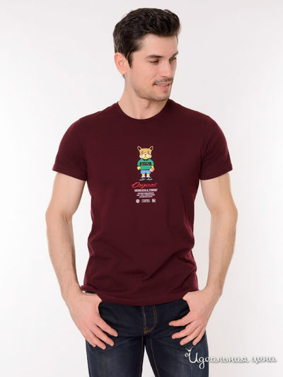 Футболка GEOVERDI, цвет бордовый