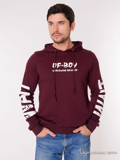 Толстовка GEOVERDI, цвет бордовый