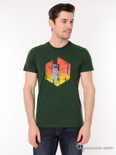 Футболка GEOVERDI, цвет зеленый