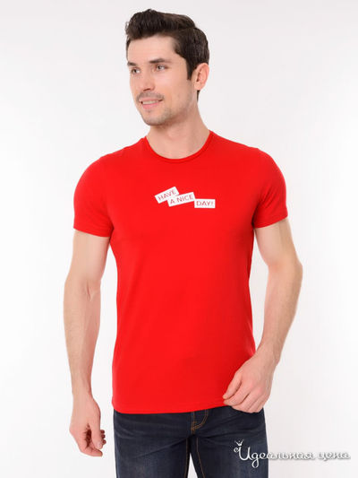 Футболка GEOVERDI, цвет красный