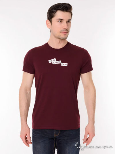 Футболка GEOVERDI, цвет бордовый
