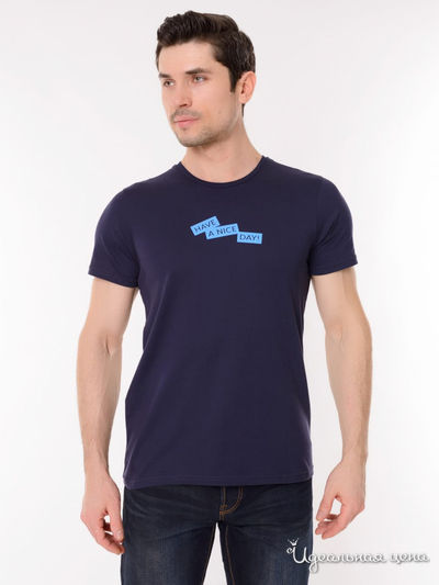 Футболка GEOVERDI, цвет темно-синий