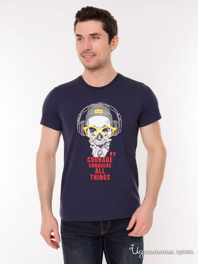 Футболка GEOVERDI, цвет темно-синий