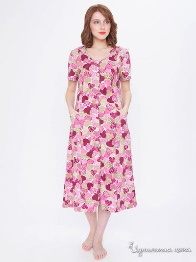 Халат домашний GRIOL, цвет розовый