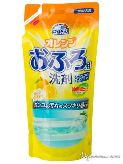 Средство для чистки ванн с цитрусовым ароматом, мягкая экономичная упаковка, 350 мл, Mitsuei