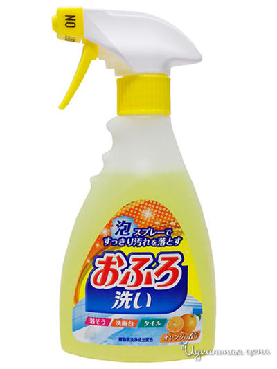 Спрей-пена для ванны (с антибактериальным эффектом и апельсиновым маслом), 400 мл, Nihon Detergent