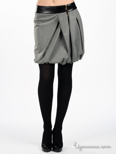 Юбка Quattro, цвет цвет серый / черный