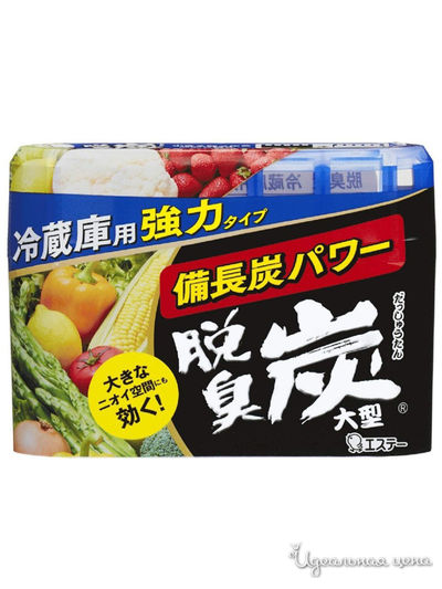 Дезодорант с древесным углем желеобразный Бинчотан для холодильника (основная камера), 240 г, ST FAMILY