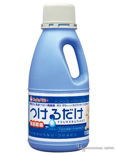 Жидкое средство с антибактериальным эффектом для стерилизации и ополаскивания детской посуды и детских принадлежностей, 1100 мл, Chu-Chu BABY