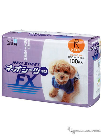 Пелёнки для домашних животных впитывающие, тонкие, 32*44 см, 100 шт, Neo Loo Life