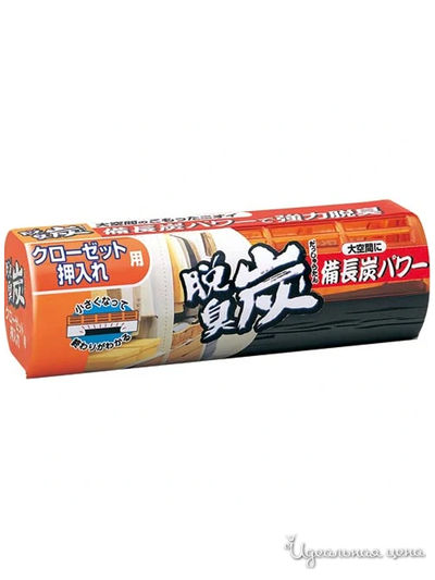 Дезодорант желеобразный с древесным углем Бинчотан для комодов и ящиков для одежды, 300 г, ST