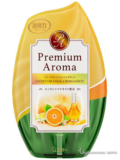 Жидкий дезодорант – ароматизатор для комнат с ароматом сладкого апельсина и бергамота, 400 мл, ST
