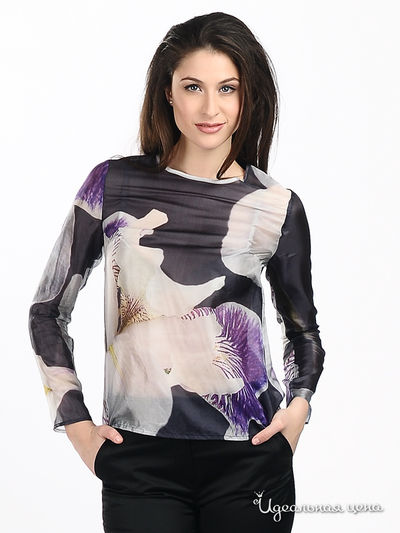 Блузка Quattro, цвет цвет черный