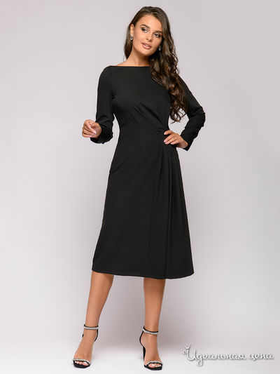 Платье D&M by 1001DRESS, цвет черное