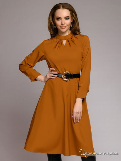 Платье D&M by 1001DRESS, цвет карамельный