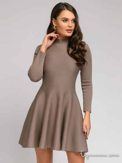 Платье D&M by 1001DRESS, цвет бежевый