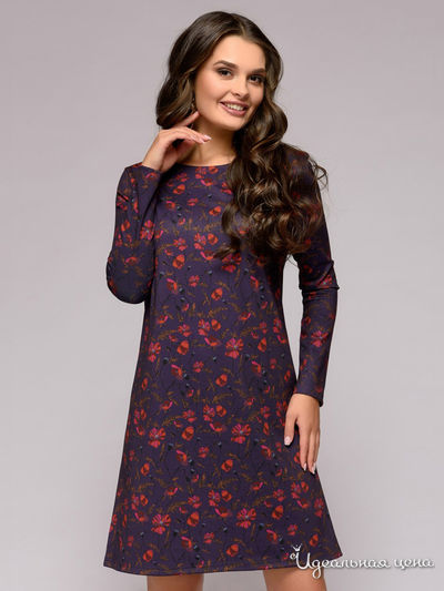 Платье D&M by 1001DRESS, цвет фиолетовый