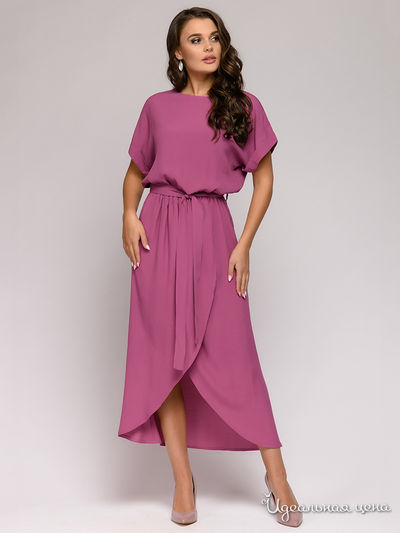 Платье D&M by 1001DRESS, цвет ягодный