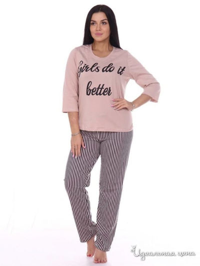 Комплект домашней одежды Sweet Home, цвет бежевый