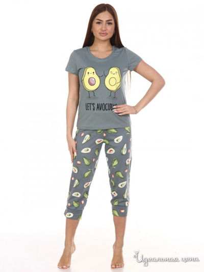Комплект домашней одежды Sweet Home, цвет оливковый