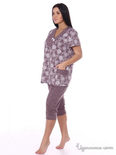 Комплект домашней одежды Sweet Home, цвет темно-розовый