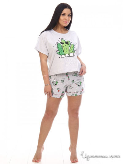 Комплект домашней одежды Sweet Home, цвет зеленый