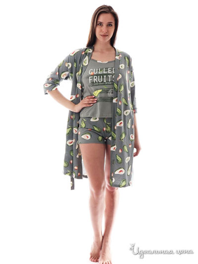 Комплект домашней одежды Sweet Home, цвет оливковый