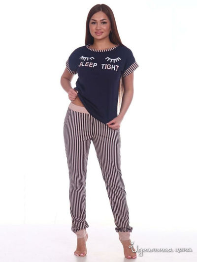 Комплект домашней одежды Sweet Home, цвет синий