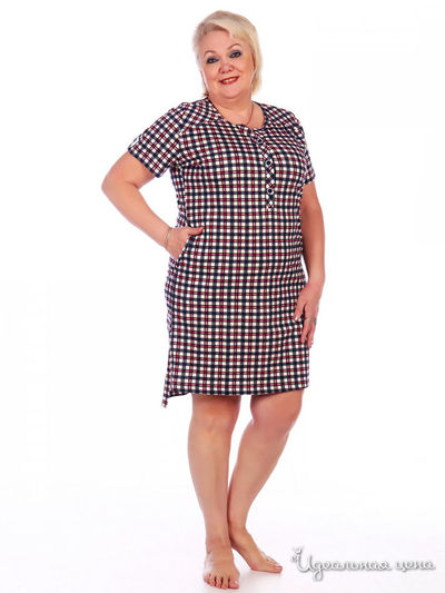 Туника Sweet Home, цвет бордовый, белый