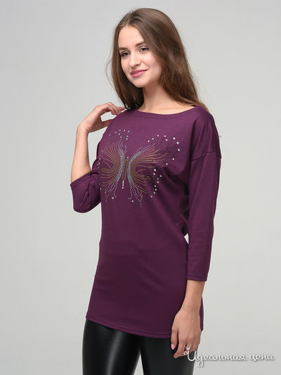 Туника Style4You, цвет бордовый
