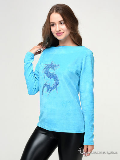 Толстовка Style4You, цвет голубой