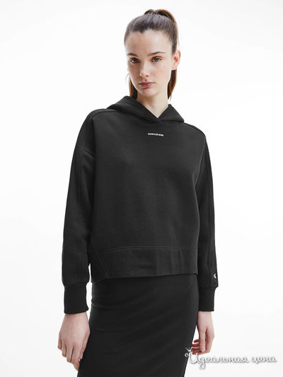 Худи Calvin Klein, цвет черный