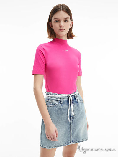 Футболка Calvin Klein, цвет лиловый